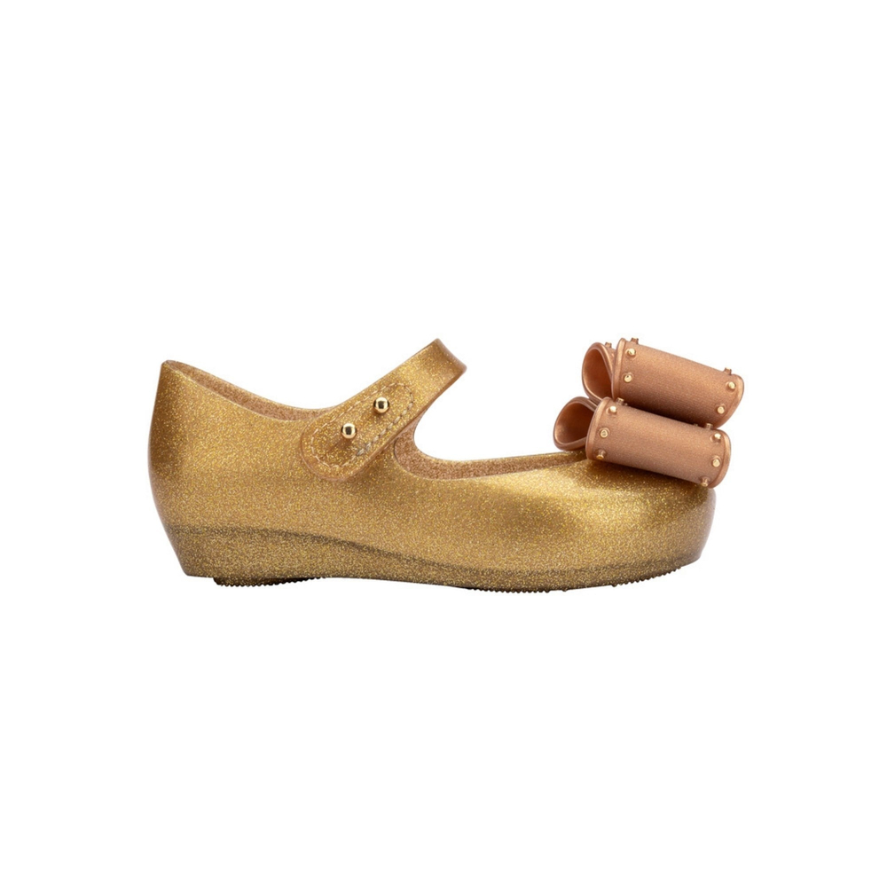 Mini Melissa Ultragirl Classic Bow Bb Çocuk Babet | Gold
