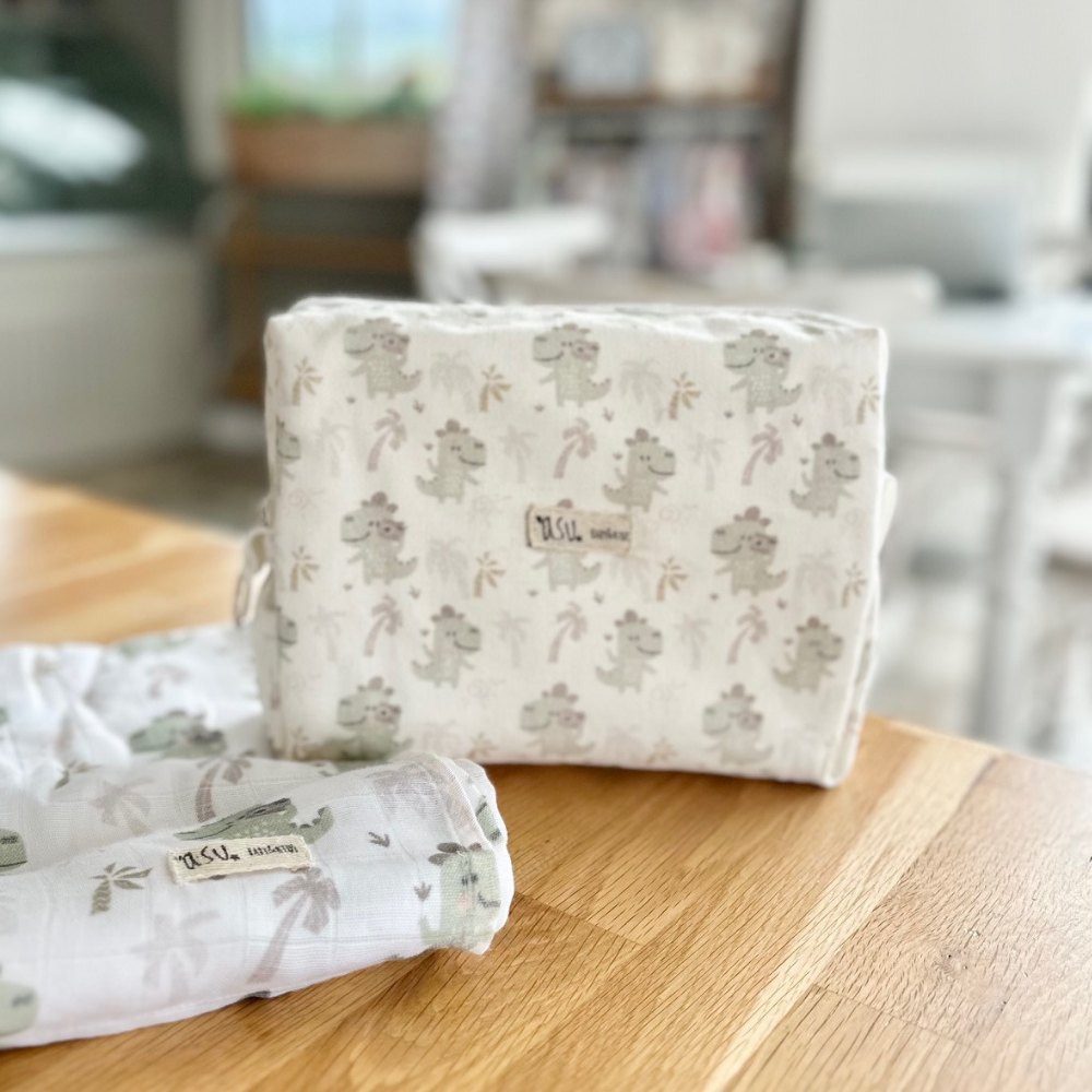 Asu Baby Traveller Dino Sıvı Geçirmez Çanta