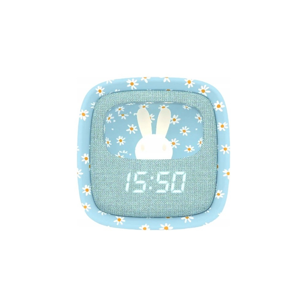 Mob Billy Clock Masaüstü Saat ve Aydınlatma - Mavi Çiçekler (Limited Edition)