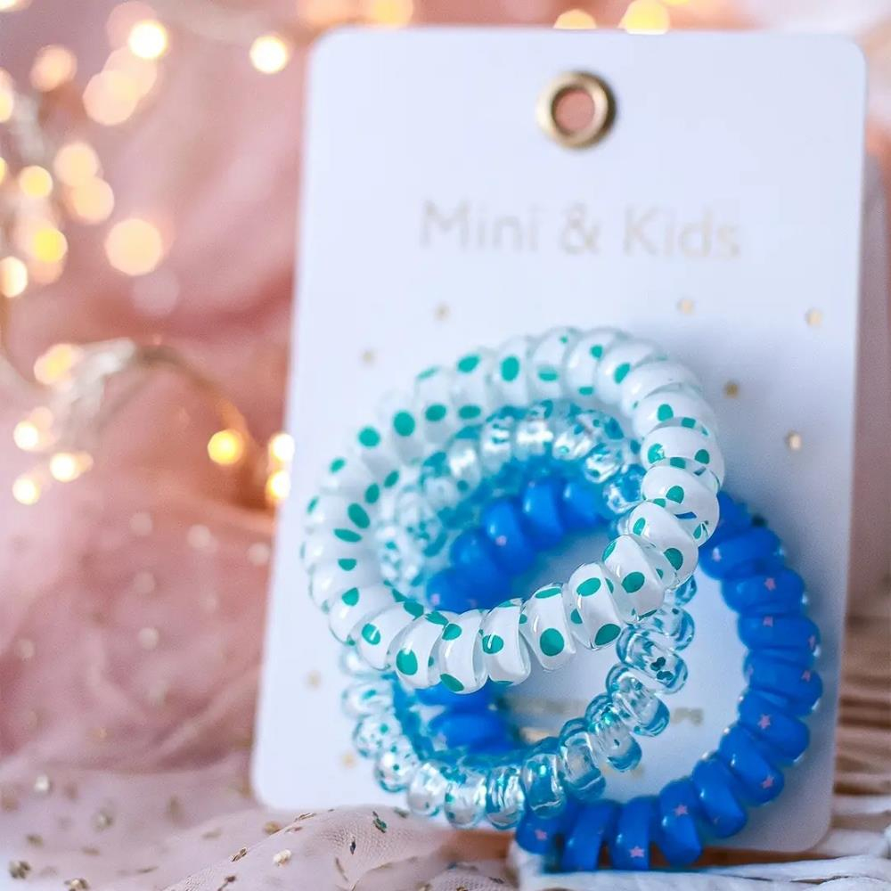 Mini & Kids Hair Spiral Blue