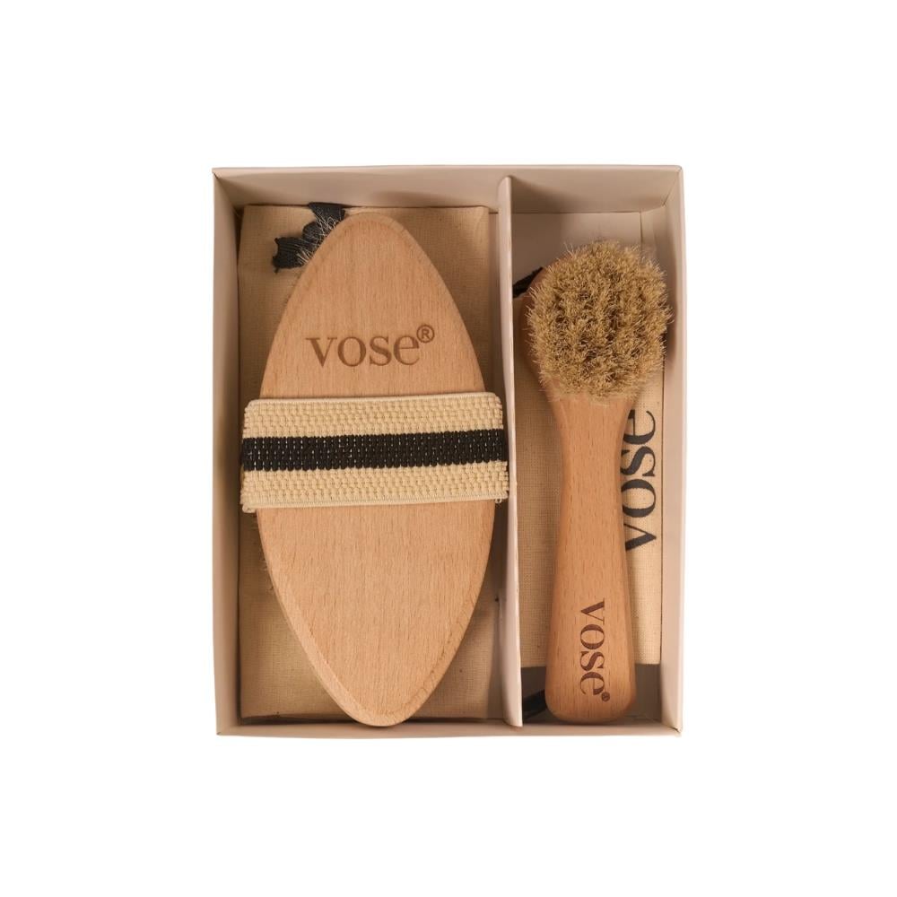 Vose 2′li Set Vücut & Yüz Fırçası