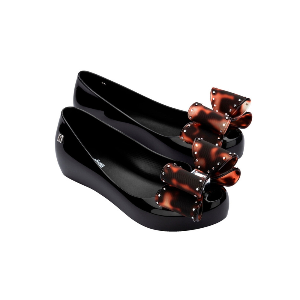 Mini Melissa Ultragirl Classic Bow Inf Çocuk Babet | Siyah