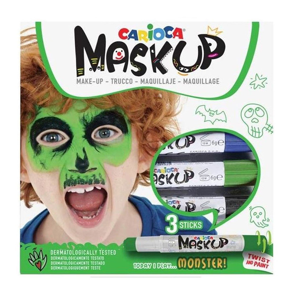 Carioca Mask Up Yüz Boyası Canavarlar 3 Renk