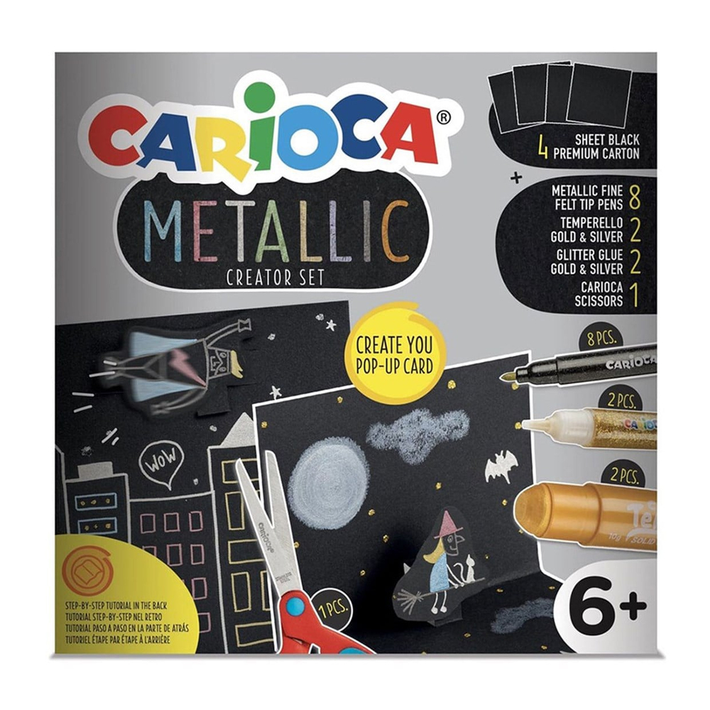 Carioca Yaratıcı Metalik Boyama Seti