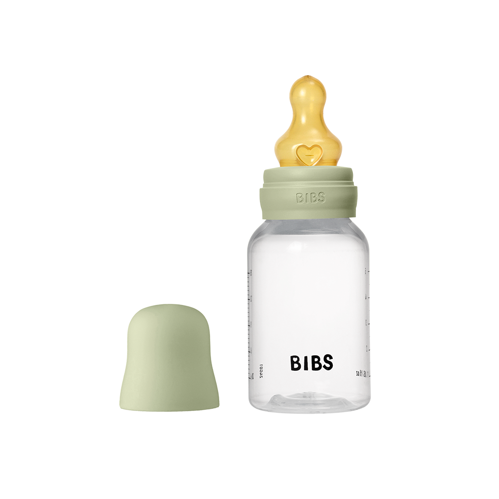 Bibs Baby PP Bottle Kauçuk Uç Yavaş Akış Biberon | Sage 150 ml