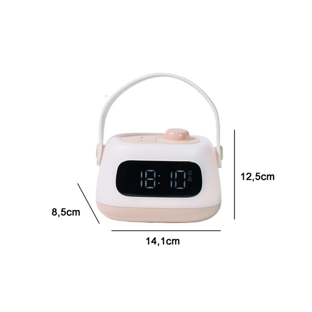 Acornia Retro Gece Lambası Masa Saati