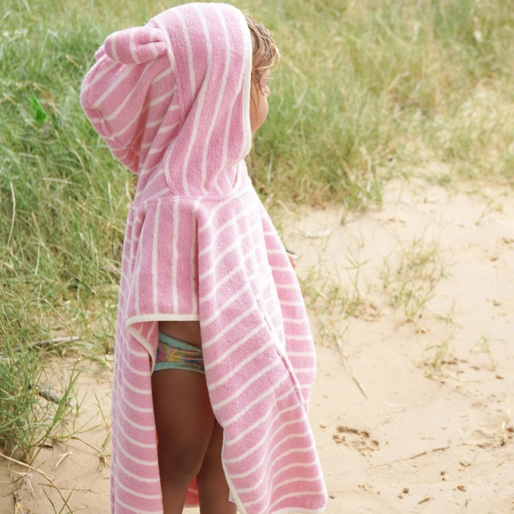 Sunnylife Kapüşonlu Havlu Candy Pink