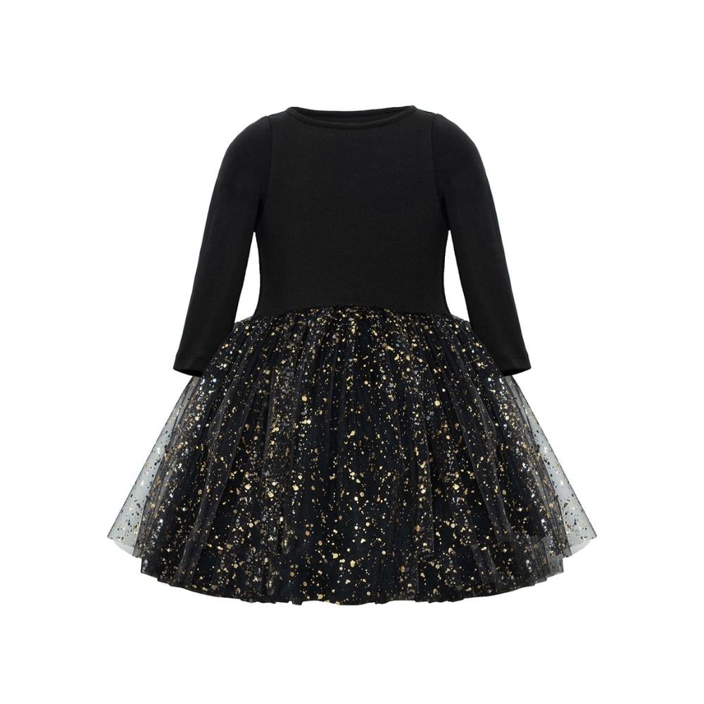 Mini Celebrities Black Sparkle Cotton Set