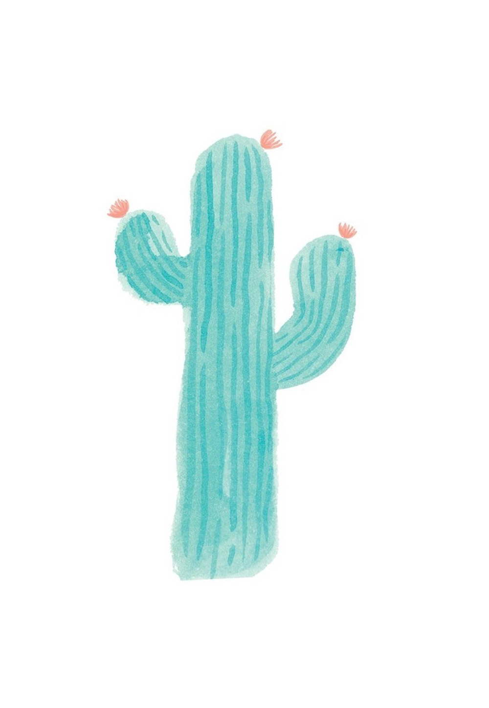 ÇERÇEVESİZ POSTER - CACTUS NO 2