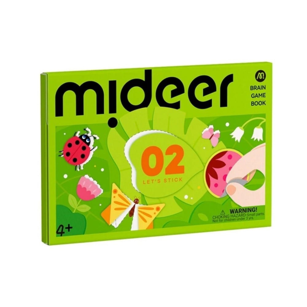 Mideer Level Up Brain Gamebook Let's Stick Level 2