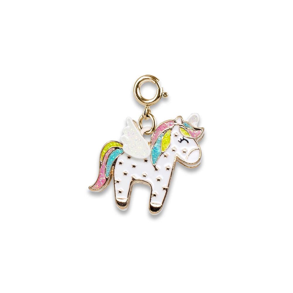 Charm It Gold Flying Unicorn Charm