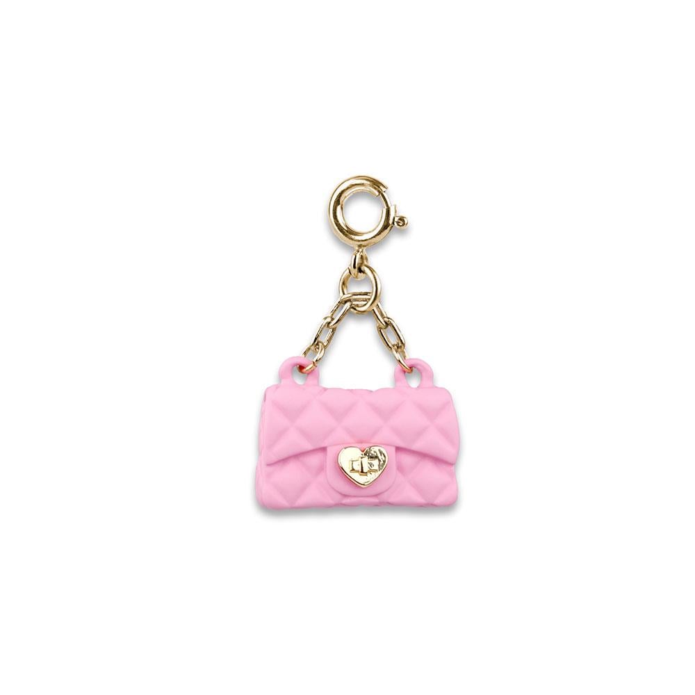 Charm It Gold Pink Purse Charm