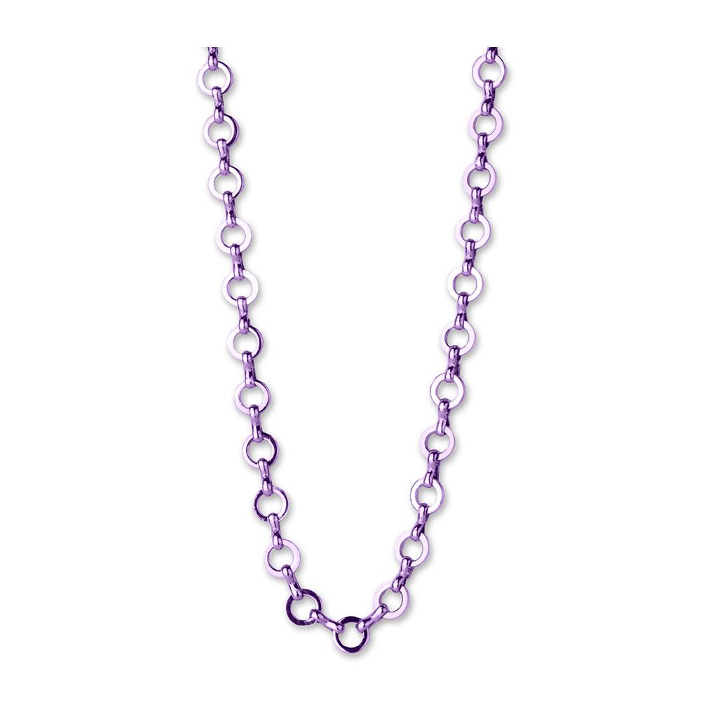 Charm It Purple Chain Necklace