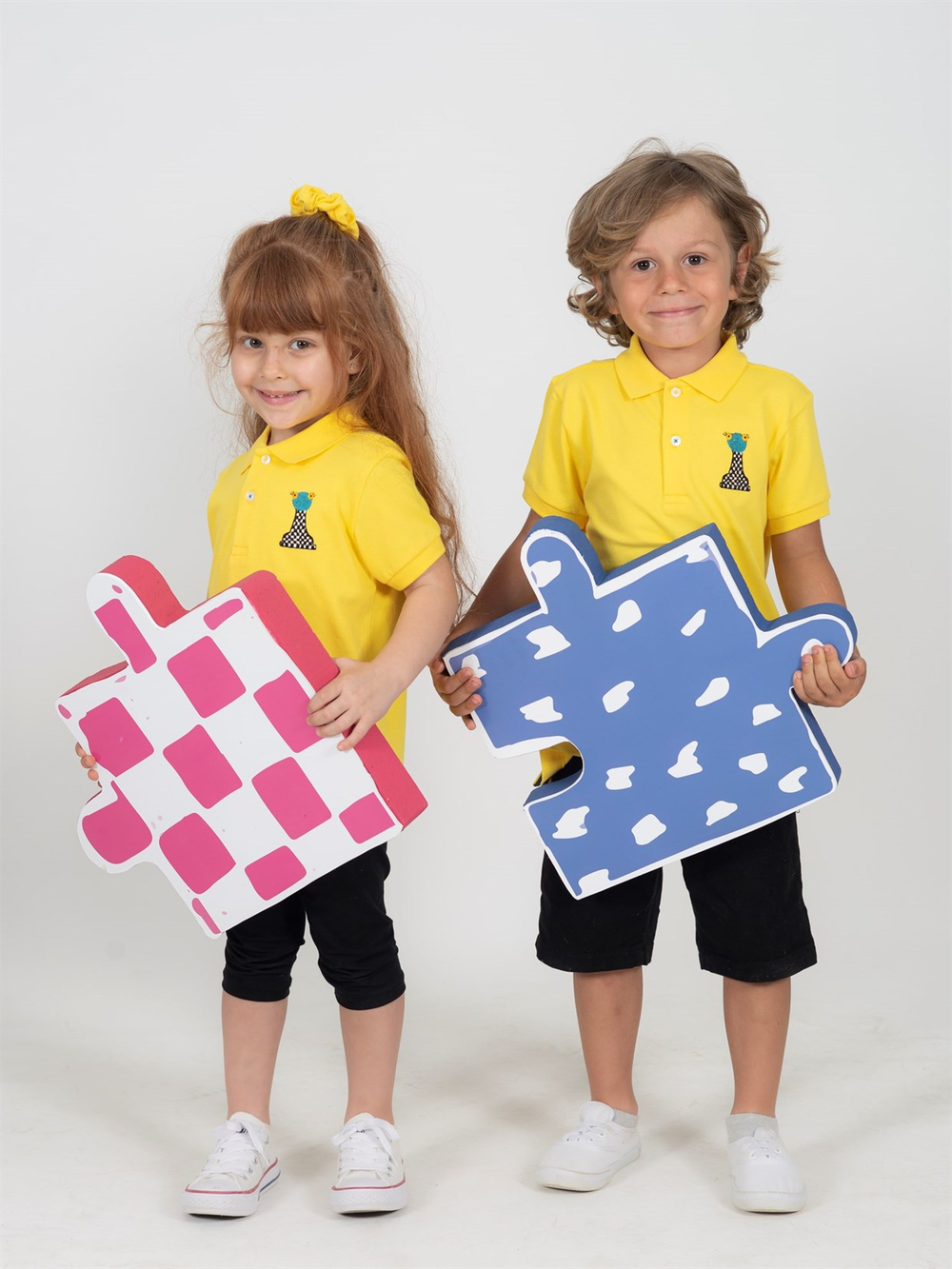 CHESS THE YELLOW FROG - Kısa Kollu Çocuk Polo Yaka T-shirt - Sarı