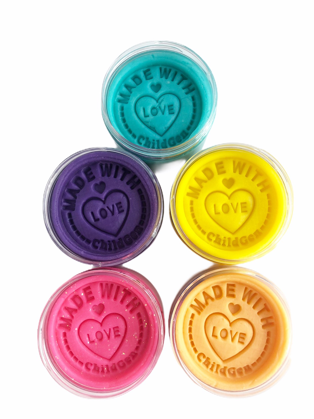 CHILDGEN PLAY DOUGH 5'Lİ KÜÇÜK BOY SET - 125 GR x 5