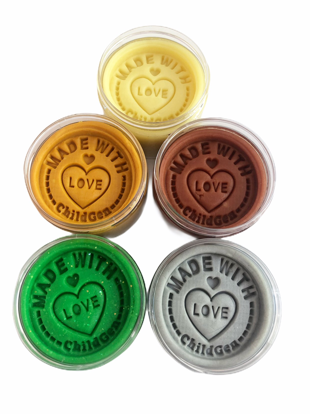 CHILDGEN PLAY DOUGH 5'Lİ KÜÇÜK BOY SET - 125 GR x 5
