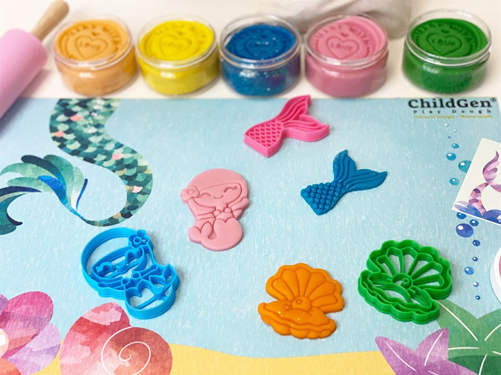 CHILDGEN PLAY DOUGH - DENİZ KIZI SET