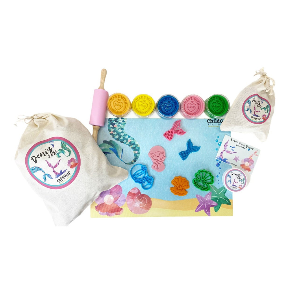 CHILDGEN PLAY DOUGH - DENİZ KIZI SET