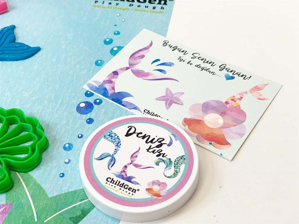 CHILDGEN PLAY DOUGH - DENİZ KIZI SET