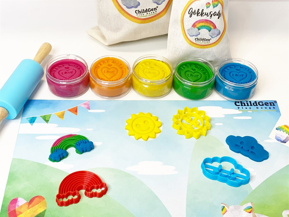 CHILDGEN PLAY DOUGH - GÖKKUŞAĞI SET