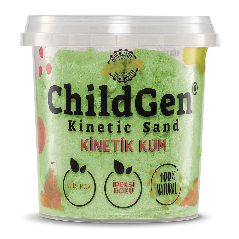Childgen Play Dough Kinetik Kum Yeşil 500 gr