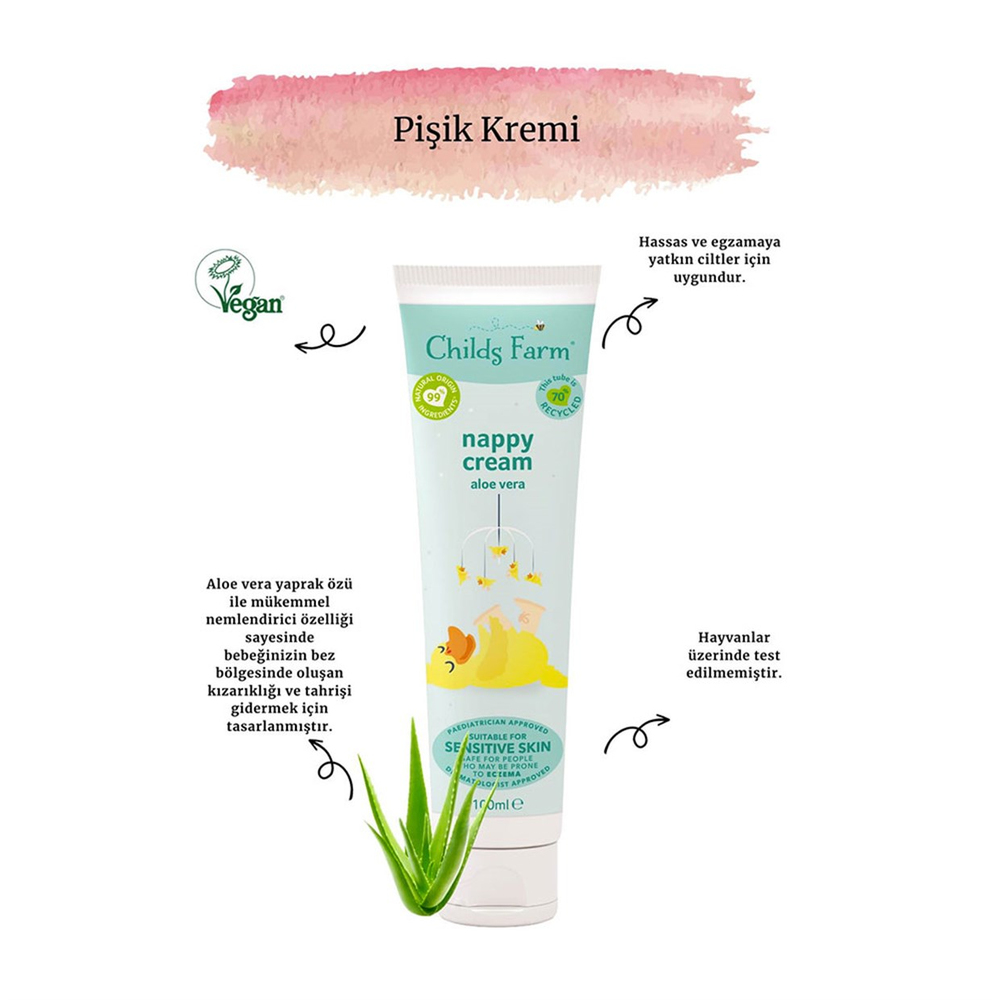 Childs Farm Bebek Pişik Kremi 100 ml