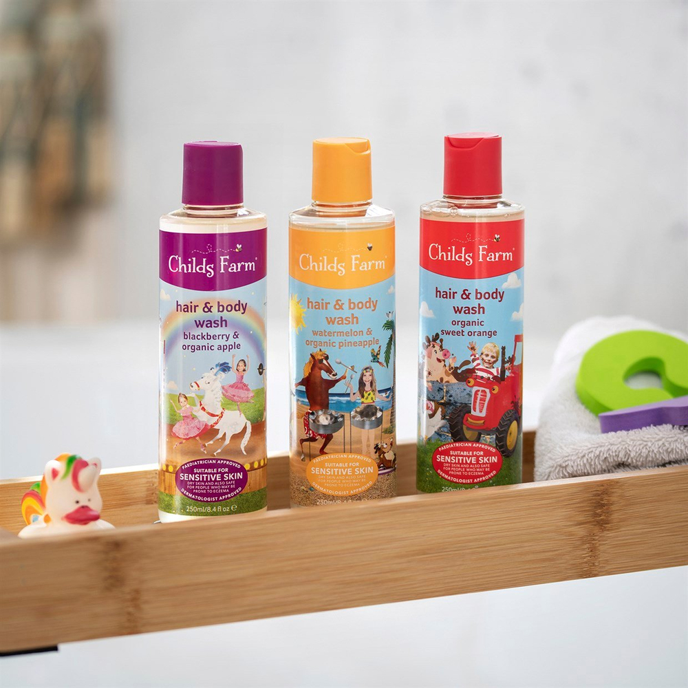 Childs Farm Organik Tatlı Portakal Özlu Saç ve Vücut Şampuanı 250ml