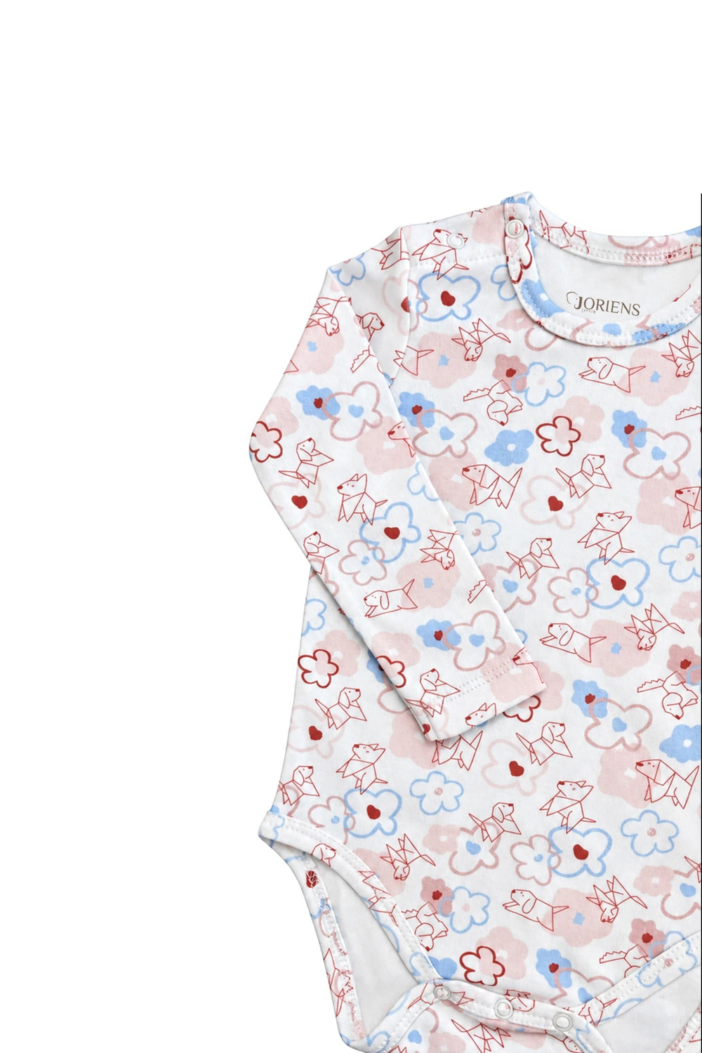 Çiçekçi Köpekler Bodysuit