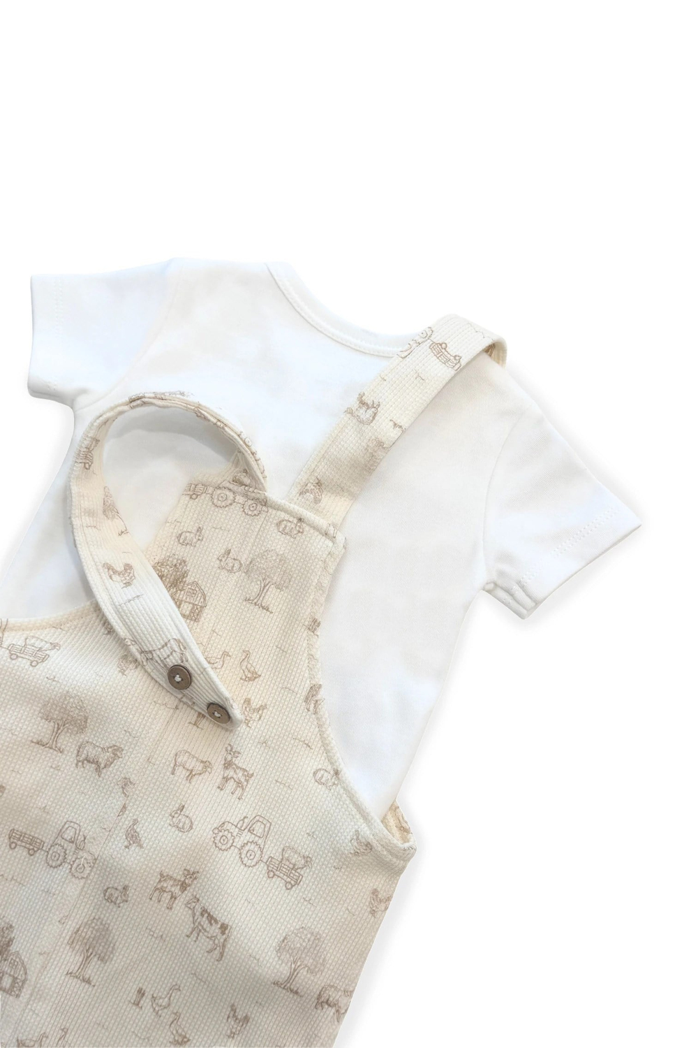 Çiftçi Tulum & Bodysuit Takımı