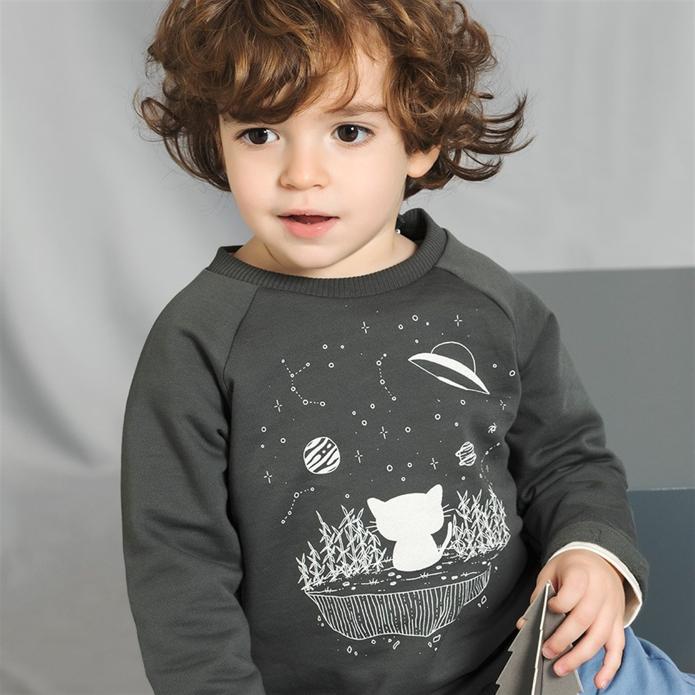 COMET SWEATSHIRT - FÜME