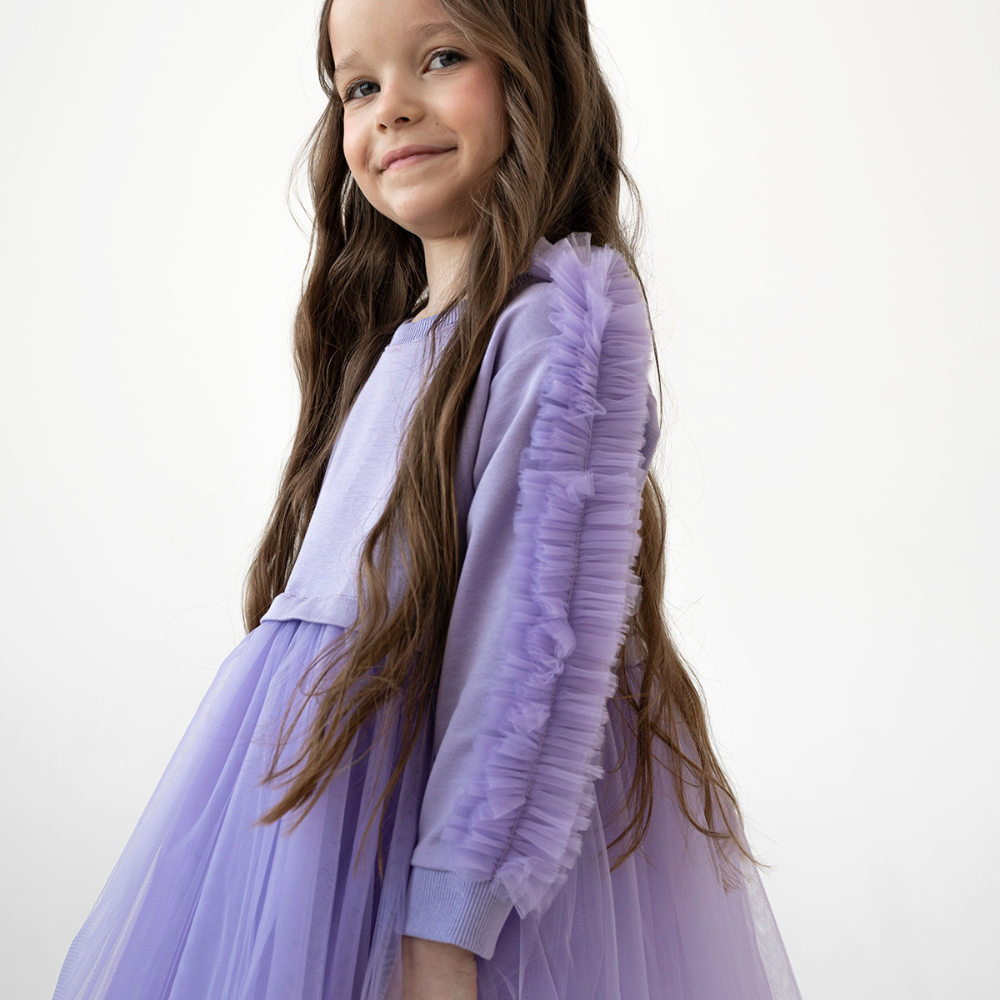 Mini Celebrities Lilac Sweatdress Elbise