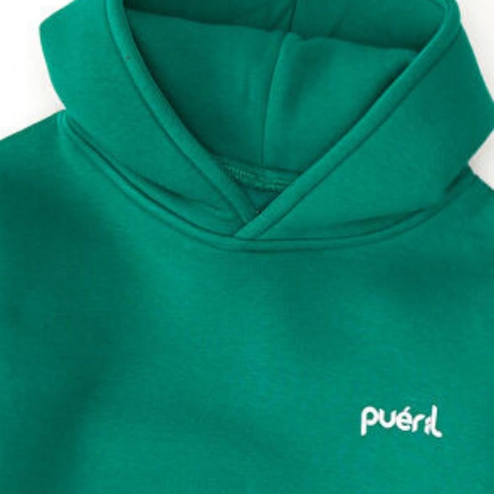 Pueril Kids Çocuk Eşofman Takımı Şardonlu Koyu Yeşil