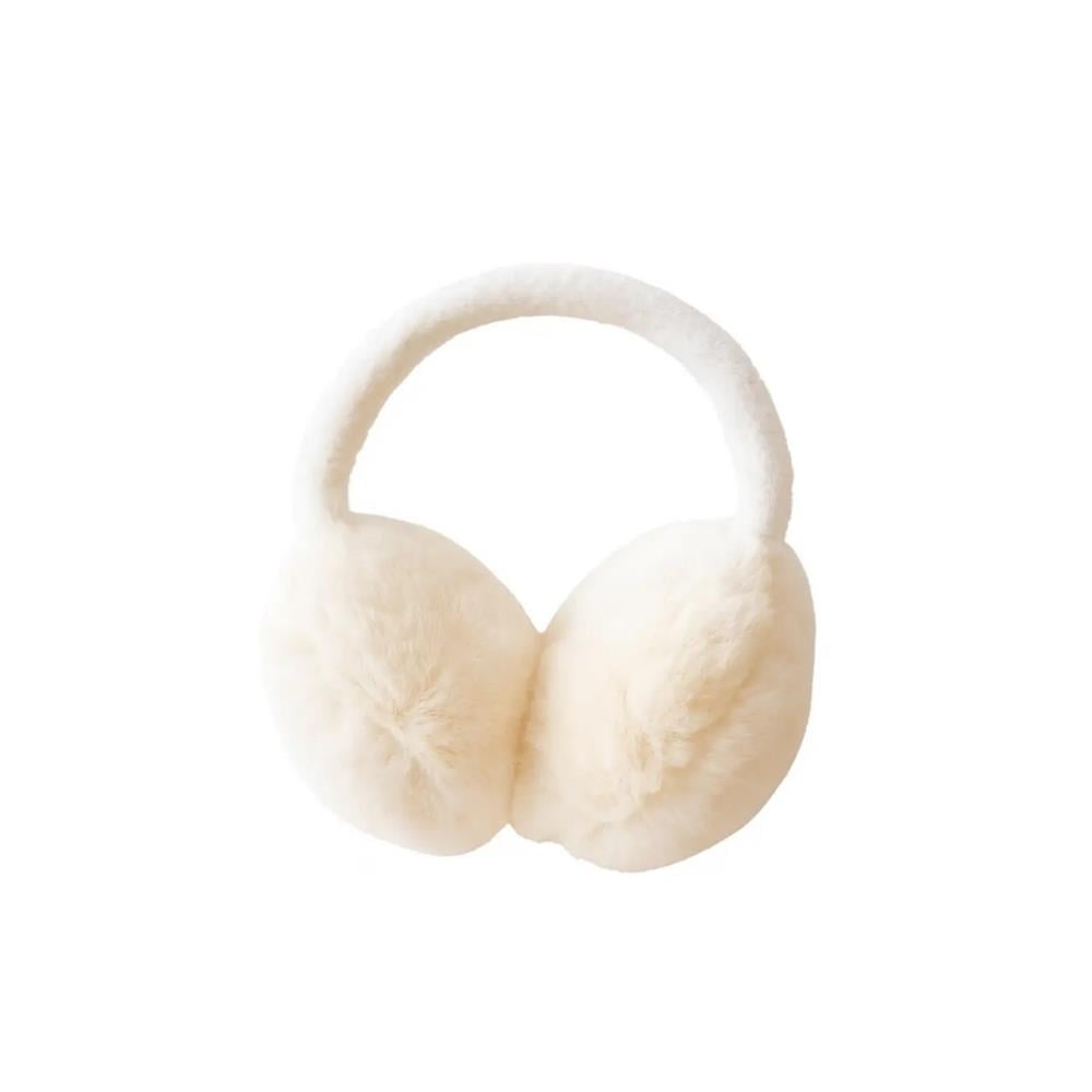 Mini & Kids Peluş Kulaklık Krem