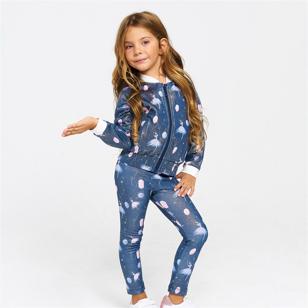 DANCING BALLERINAS NAVY BOMBER CEKET