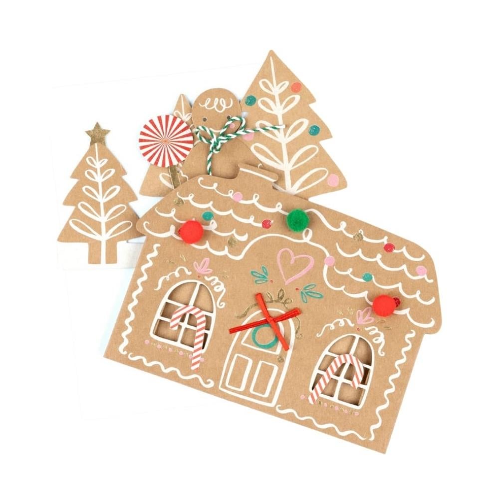 Meri Meri 3D Tebrik Kartı Gingerbread