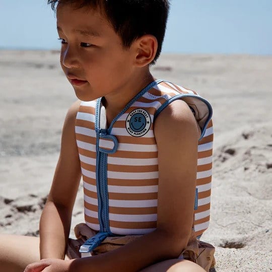 Swim Essentials Brown Stripes Köpük Dolgulu Yüzme Yeleği