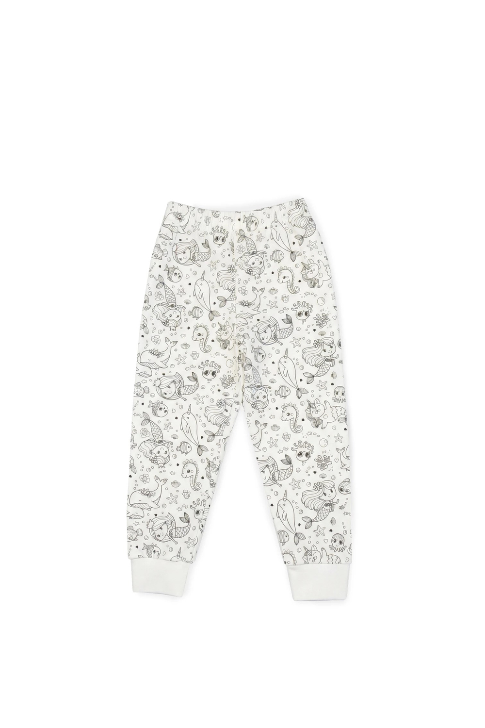 Deniz Kızı Boya Kitabı Pijama Takımı