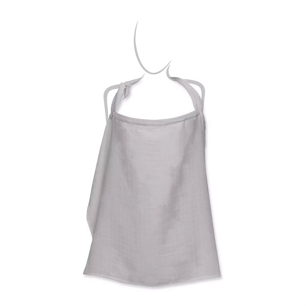 Deux Lapin Cotton Grey Müslin Emzirme Önlüğü
