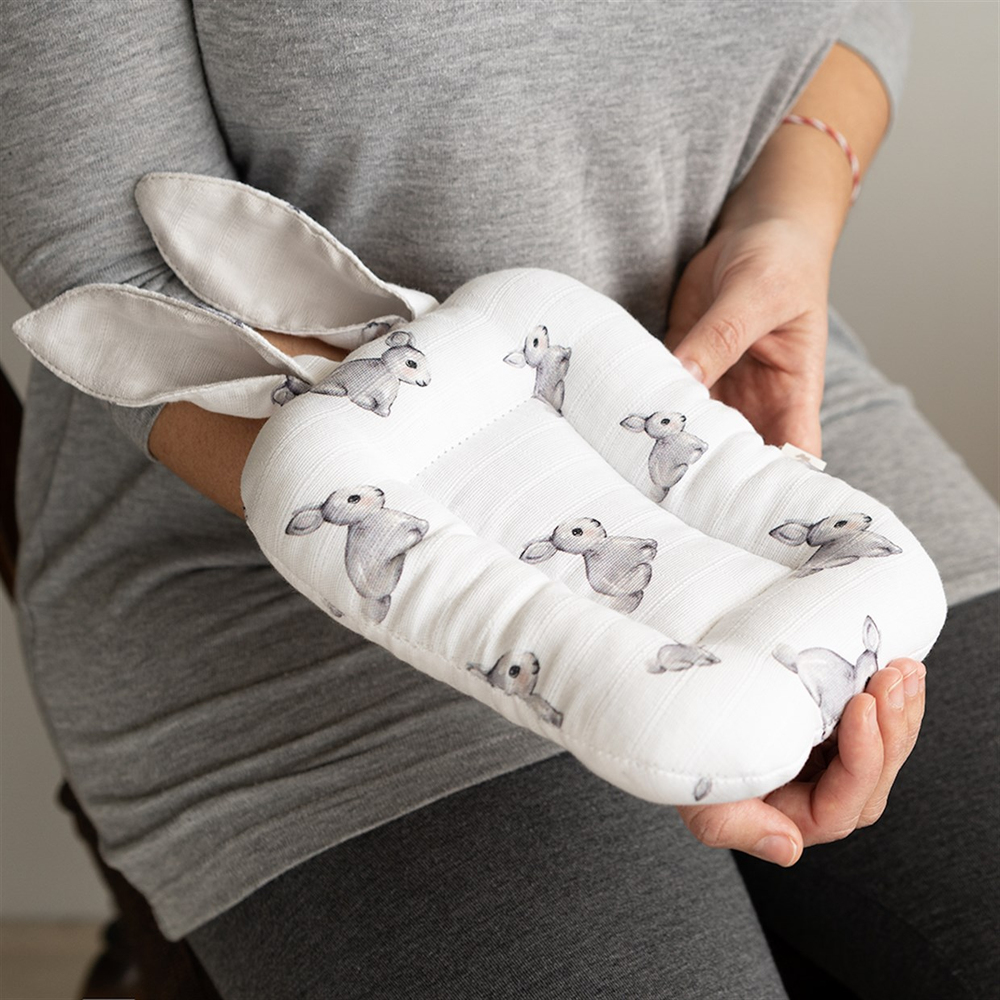 Deux Lapin Iconique Lapin Mini Kol Emzirme Yastığı