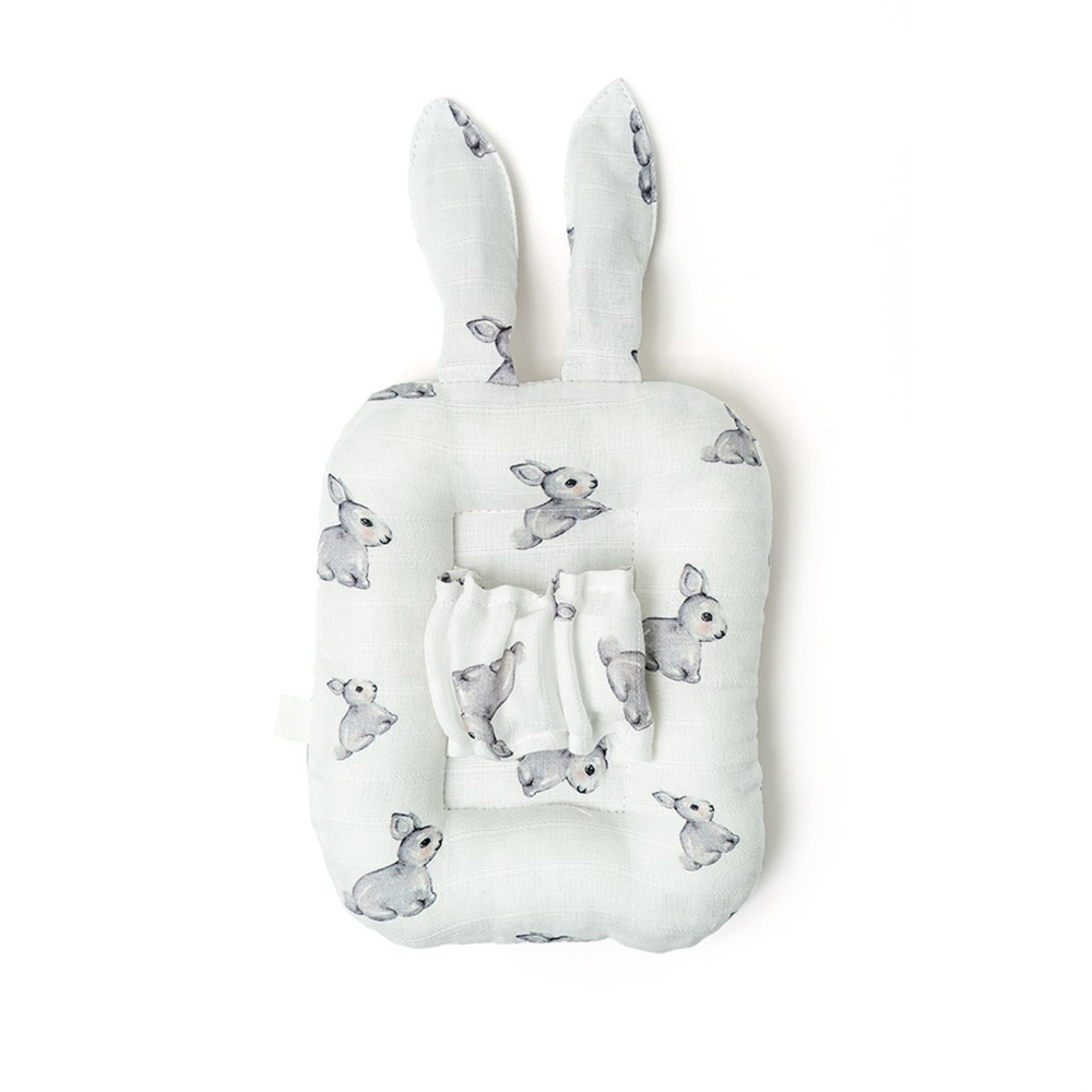 Deux Lapin Iconique Lapin Mini Kol Emzirme Yastığı