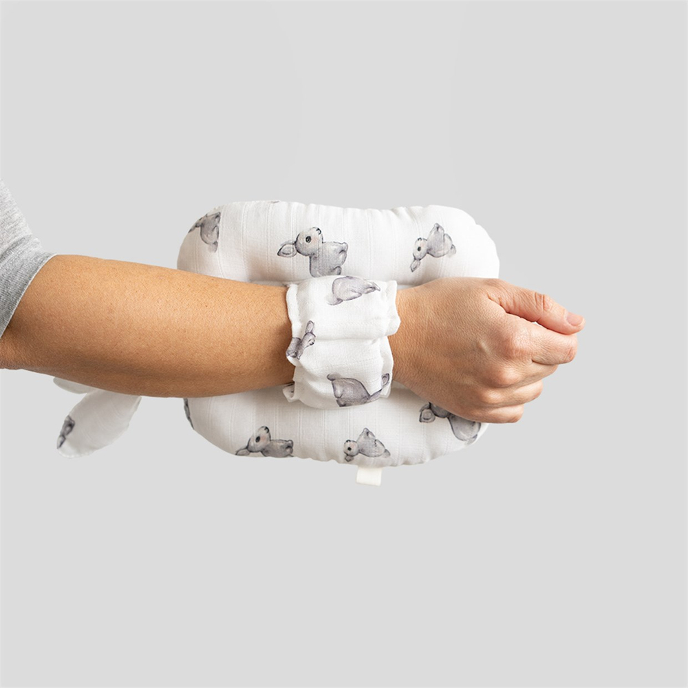 Deux Lapin Iconique Lapin Mini Kol Emzirme Yastığı