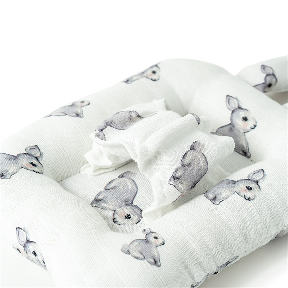 Deux Lapin Iconique Lapin Mini Kol Emzirme Yastığı