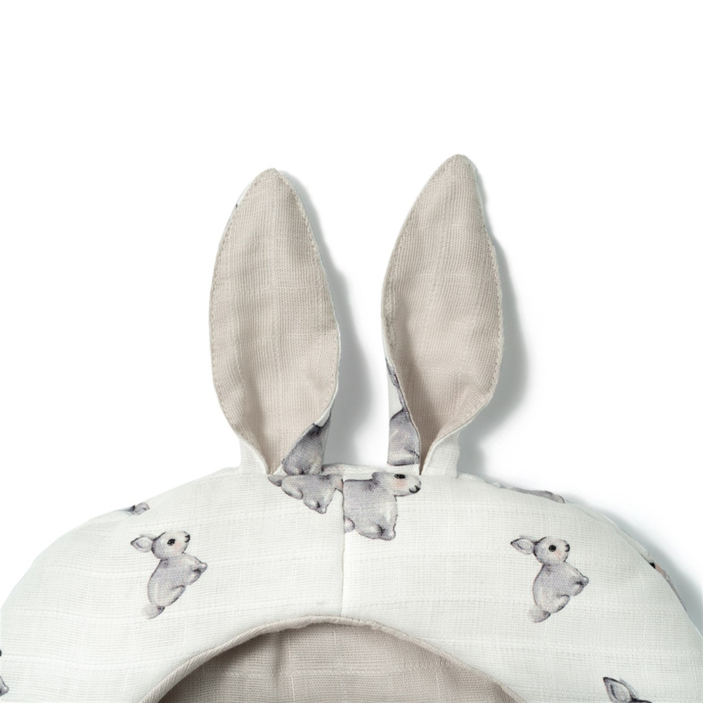 Deux Lapin Iconique Lapin Müslin Kundak Battaniye