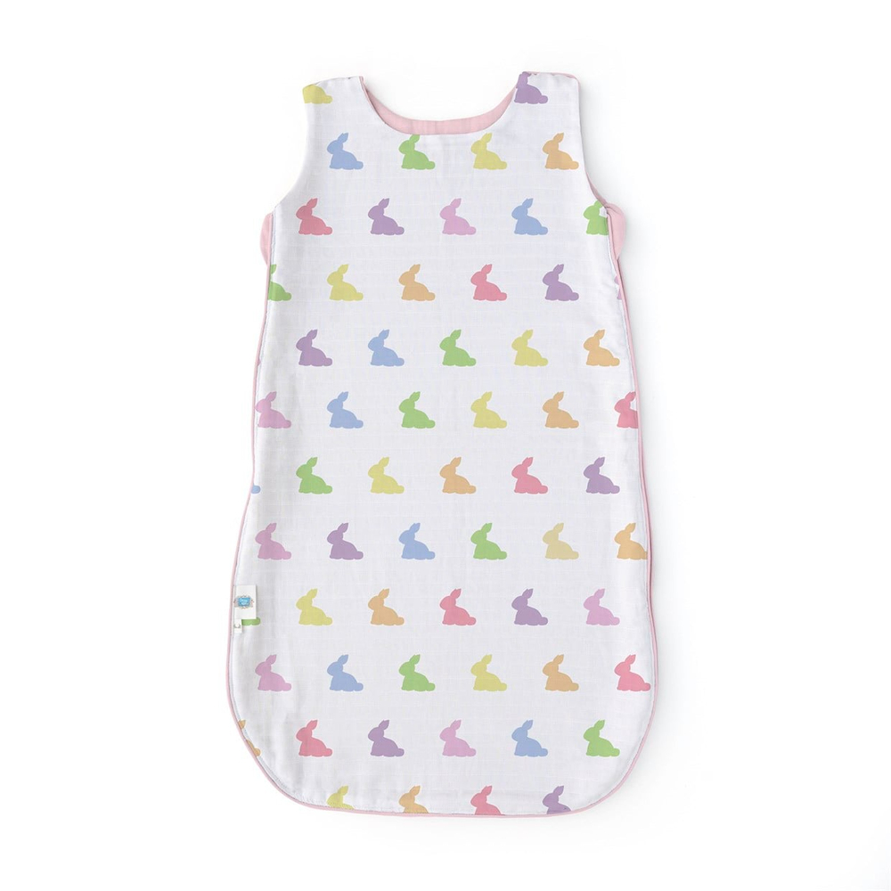 Deux Lapin Rainbow Lapin Pink Kışlık Müslin Bebek Uyku Tulumu 1.85 Tog