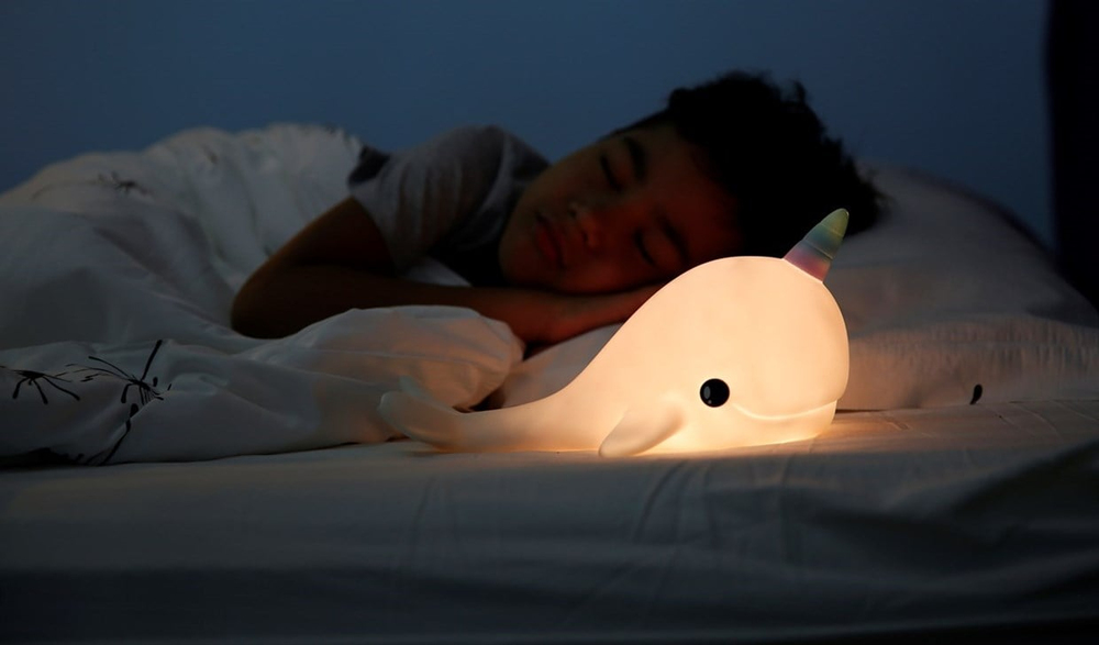 Dhink Narwhal Pembe Gece Lambası