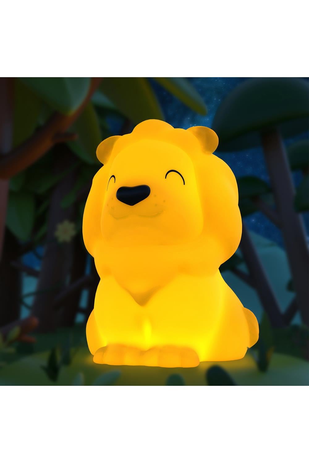 Dhink Silikon Gece Lambası Aslan Sarı