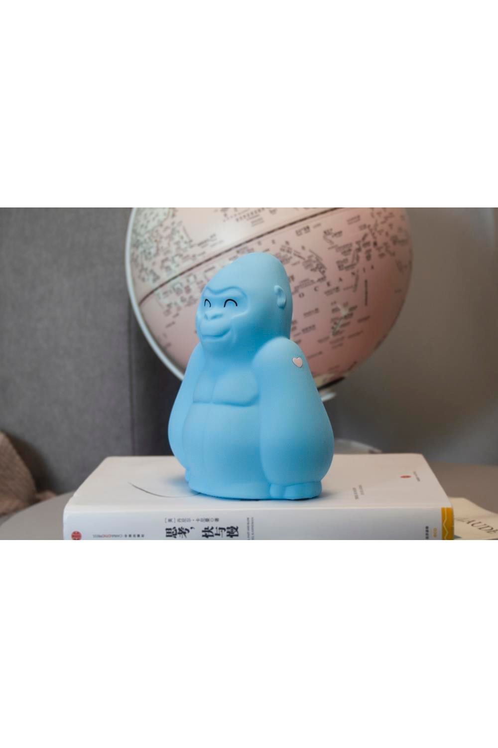 Dhink Silikon Gece Lambası Goril Max Mavi