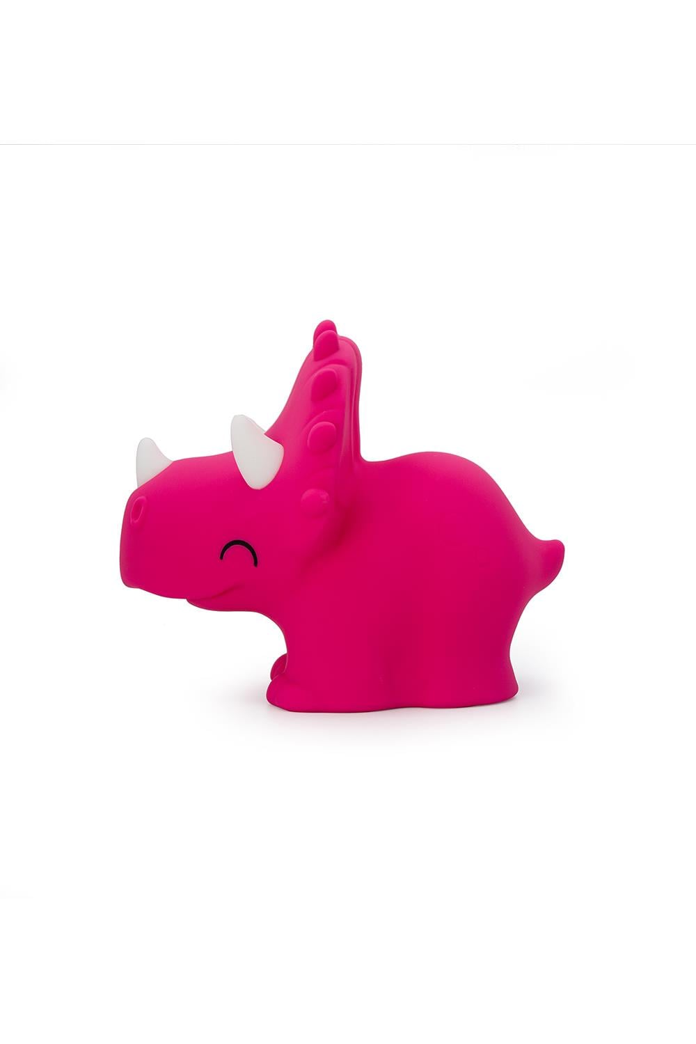 Dhink Silikon Gece Lambası Triceratops Pembe