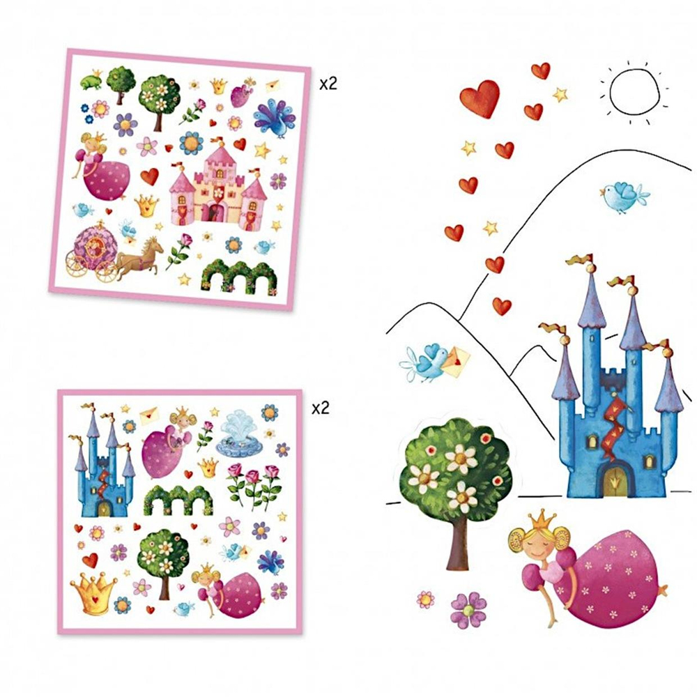 Djeco Çıkartmalar Princess Marguerite