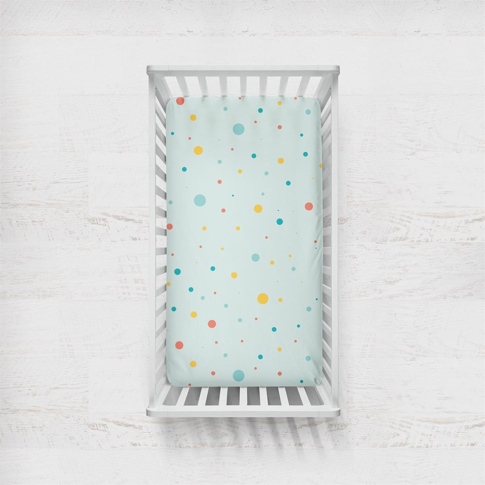 Dots in Space Lastikli Çarşaf